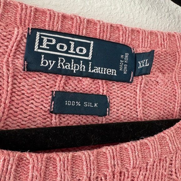 Ralph Lauren Pink Silk Knit Sweater - Picture 3 of 3